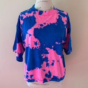 Urban Outfitters Blue & Pink Tie Dye T-Shirt
